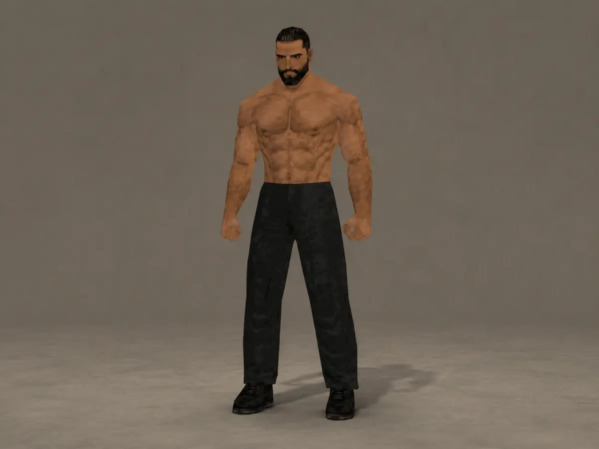 PS2-style GIGA character web preview